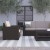 Flash Furniture DAD-SF-113RS-CBN-GG 5 Piece Outdoor Seneca Chocolate Brown Faux Rattan Chair, Sofa and Table Set  addl-8