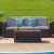 Flash Furniture DAD-SF1-R-GG Seneca Chocolate Brown Faux Rattan Coffee Table addl-1