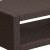 Flash Furniture DAD-SF1-R-GG Seneca Chocolate Brown Faux Rattan Coffee Table addl-6