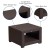Flash Furniture DAD-SF1-S-GG Seneca Chocolate Brown Faux Rattan End Table addl-3