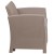 Flash Furniture DAD-SF2-1-GG Seneca Light Gray Faux Rattan Chair with All-Weather Seneca Light Gray Cushion addl-7