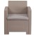 Flash Furniture DAD-SF2-1-GG Seneca Light Gray Faux Rattan Chair with All-Weather Seneca Light Gray Cushion addl-8