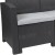 Flash Furniture DAD-SF2-3-DKGY-GG Seneca Dark Gray Faux Rattan Sofa with All-Weather Seneca Light Gray Cushions addl-9