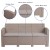 Flash Furniture DAD-SF2-3-GG Seneca Light Gray Faux Rattan Sofa with All-Weather Seneca Light Gray Cushions addl-3