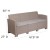 Flash Furniture DAD-SF2-3-GG Seneca Light Gray Faux Rattan Sofa with All-Weather Seneca Light Gray Cushions addl-4