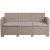Flash Furniture DAD-SF2-3-GG Seneca Light Gray Faux Rattan Sofa with All-Weather Seneca Light Gray Cushions addl-7