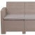 Flash Furniture DAD-SF2-3-GG Seneca Light Gray Faux Rattan Sofa with All-Weather Seneca Light Gray Cushions addl-8