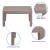 Flash Furniture DAD-SF2-T-GG Seneca Light Gray Faux Rattan Coffee Table addl-3