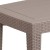Flash Furniture DAD-SF2-T-GG Seneca Light Gray Faux Rattan Coffee Table addl-5