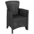 Flash Furniture DAD-SF3-2P-SET-GG Seneca Dark Gray Faux Rattan Plastic Chair Set with Side Table addl-7
