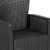Flash Furniture DAD-SF3-2P-SET-GG Seneca Dark Gray Faux Rattan Plastic Chair Set with Side Table addl-8