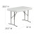Flash Furniture DAD-YCZ-103-GG 3 Piece Portable Plastic Folding Bench and Table Set addl-4