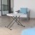Flash Furniture DAD-YCZ-66X-GW-GG 26" Granite White Indoor/Outdoor Adjustable Height Plastic Folding Table addl-6