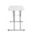 Flash Furniture DAD-YCZ-66X-GW-GG 26" Granite White Indoor/Outdoor Adjustable Height Plastic Folding Table addl-8