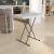 Flash Furniture DAD-YCZ-76X-GW-GG 30" Granite White Indoor/Outdoor Adjustable Height Plastic Folding Table addl-5