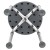 Flash Furniture DC-HY3400L-GRY-GG Hercules 300 Lb. Capacity Gray Bath & Shower Stool addl-11
