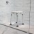 Flash Furniture DC-HY3400L-WH-GG Hercules 300 Lb. Capacity White Bath & Shower Stool addl-1