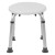 Flash Furniture DC-HY3400L-WH-GG Hercules 300 Lb. Capacity White Bath & Shower Stool addl-9