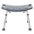 Flash Furniture DC-HY3410L-GRY-GG Hercules 300 Lb. Capacity Gray Bath & Shower Chair with Non-Slip Feet addl-10