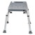 Flash Furniture DC-HY3410L-GRY-GG Hercules 300 Lb. Capacity Gray Bath & Shower Chair with Non-Slip Feet addl-9