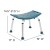 Flash Furniture DC-HY3410L-NV-GG Hercules 300 Lb. Capacity Navy Bath & Shower Chair with Non-Slip Feet addl-6