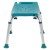 Flash Furniture DC-HY3410L-TL-GG Hercules 300 Lb. Capacity Teal Bath & Shower Chair with Non-Slip Feet addl-9