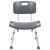 Flash Furniture DC-HY3500L-GRY-GG Hercules 300 Lb. Capacity Gray Bath & Shower Chair with Back addl-11