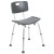 Flash Furniture DC-HY3500L-GRY-GG Hercules 300 Lb. Capacity Gray Bath & Shower Chair with Back addl-9