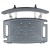 Flash Furniture DC-HY3501L-GRY-GG Hercules 300 Lb. Capacity Gray Bath & Shower Chair with Extra Large Back addl-12