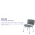 Flash Furniture DC-HY3501L-GRY-GG Hercules 300 Lb. Capacity Gray Bath & Shower Chair with Extra Large Back addl-5