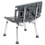 Flash Furniture DC-HY3501L-GRY-GG Hercules 300 Lb. Capacity Gray Bath & Shower Chair with Extra Large Back addl-8