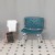 Flash Furniture DC-HY3501L-NV-GG Hercules 300 Lb. Capacity Navy Bath & Shower Chair with Extra Large Back addl-1