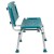 Flash Furniture DC-HY3501L-TL-GG Hercules 300 Lb. Capacity Teal Bath & Shower Chair with Extra Large Back addl-10