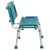 Flash Furniture DC-HY3501L-TL-GG Hercules 300 Lb. Capacity Teal Bath & Shower Chair with Extra Large Back addl-10