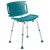 Flash Furniture DC-HY3501L-TL-GG Hercules 300 Lb. Capacity Teal Bath & Shower Chair with Extra Large Back addl-9