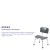 Flash Furniture DC-HY3502L-GRY-GG Hercules 300 Lb. Capacity Gray Bath & Shower Chair with U-Shaped Cutout addl-4