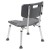 Flash Furniture DC-HY3502L-GRY-GG Hercules 300 Lb. Capacity Gray Bath & Shower Chair with U-Shaped Cutout addl-8