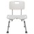 Flash Furniture DC-HY3502L-WH-GG Hercules 300 Lb. Capacity White Bath & Shower Chair with U-Shaped Cutout addl-11