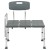 Flash Furniture DC-HY3510L-GRY-GG Hercules 300 Lb. Capacity Gray Bath & Shower Transfer Bench with Back and Side Arm addl-12