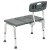 Flash Furniture DC-HY3510L-GRY-GG Hercules 300 Lb. Capacity Gray Bath & Shower Transfer Bench with Back and Side Arm addl-9