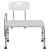 Flash Furniture DC-HY3510L-WH-GG Hercules 300 Lb. Capacity White Bath & Shower Transfer Bench with Back and Side Arm addl-12