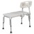 Flash Furniture DC-HY3510L-WH-GG Hercules 300 Lb. Capacity White Bath & Shower Transfer Bench with Back and Side Arm addl-9