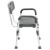 Flash Furniture DC-HY3520L-GRY-GG Hercules 300 Lb. Capacity, Adjustable Gray Bath & Shower Chair with Depth Adjustable Back addl-10