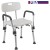 Flash Furniture DC-HY3520L-WH-GG Hercules 300 Lb. Capacity, Adjustable White Bath & Shower Chair with Depth Adjustable Back addl-7