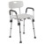 Flash Furniture DC-HY3520L-WH-GG Hercules 300 Lb. Capacity, Adjustable White Bath & Shower Chair with Depth Adjustable Back addl-9