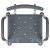 Flash Furniture DC-HY3523L-GRY-GG Hercules 300 Lb. Capacity Gray Bath & Shower Chair with Quick Release Back & Arms addl-12