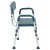 Flash Furniture DC-HY3523L-NV-GG Hercules 300 Lb. Capacity Navy Bath & Shower Chair with Quick Release Back & Arms addl-10