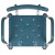 Flash Furniture DC-HY3523L-NV-GG Hercules 300 Lb. Capacity Navy Bath & Shower Chair with Quick Release Back & Arms addl-12