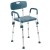 Flash Furniture DC-HY3523L-NV-GG Hercules 300 Lb. Capacity Navy Bath & Shower Chair with Quick Release Back & Arms addl-9