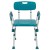 Flash Furniture DC-HY3523L-TL-GG Hercules 300 Lb. Capacity Teal Bath & Shower Chair with Quick Release Back & Arms addl-11